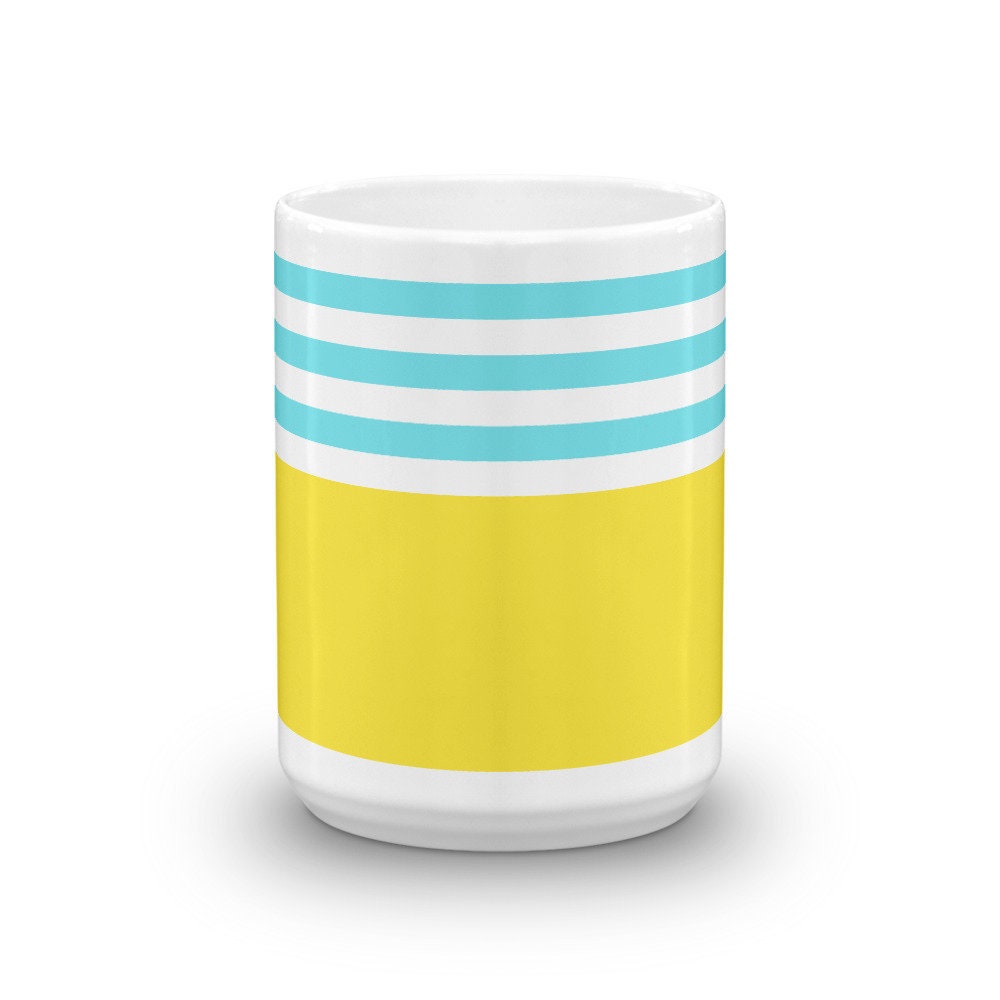 MODERN YELLOW COLORBLOCK MUG