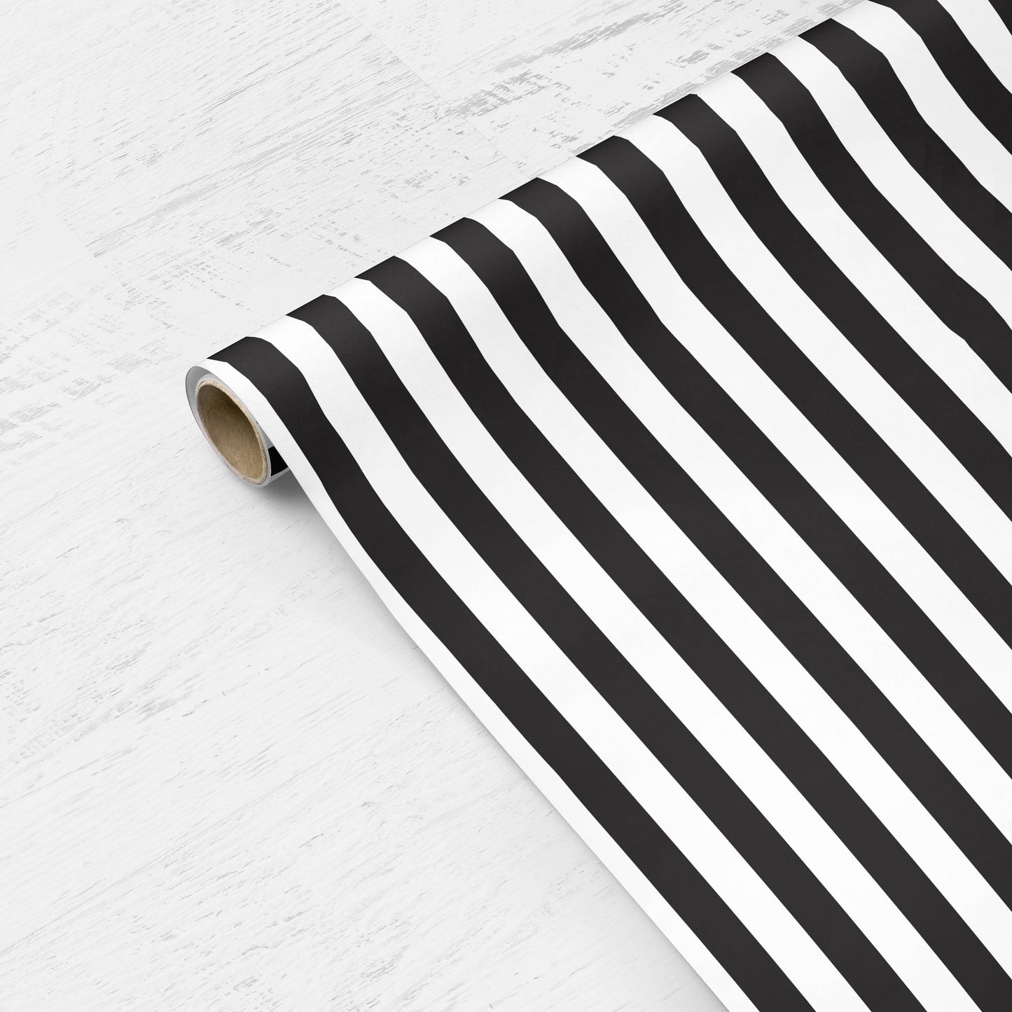 BLACK AND WHITE STRIPE Gift Wrap Sheets