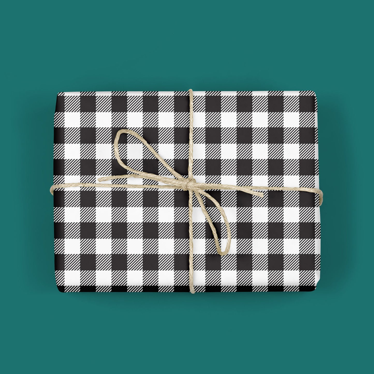 SAMPLE SALE- Buffalo Plaid Gift Wrap Sheets