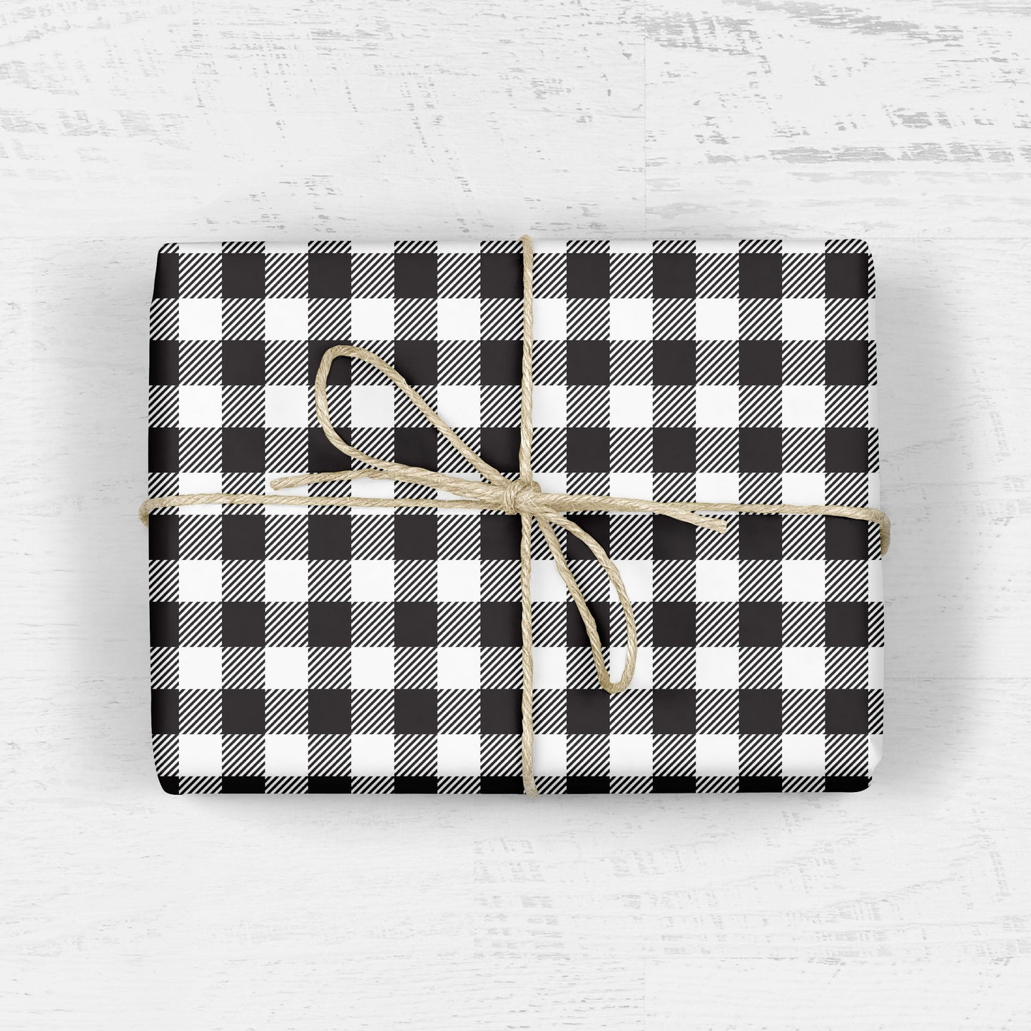 SAMPLE SALE- Buffalo Plaid Gift Wrap Sheets