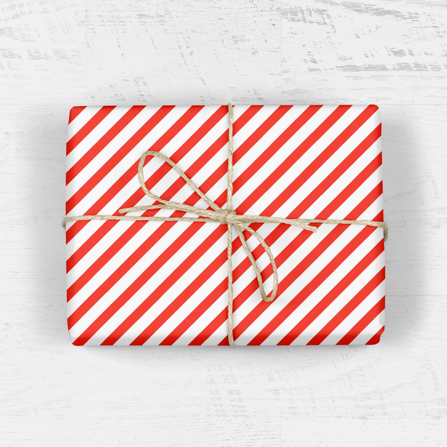 CANDY CANE STRIPE Gift Wrap Sheets