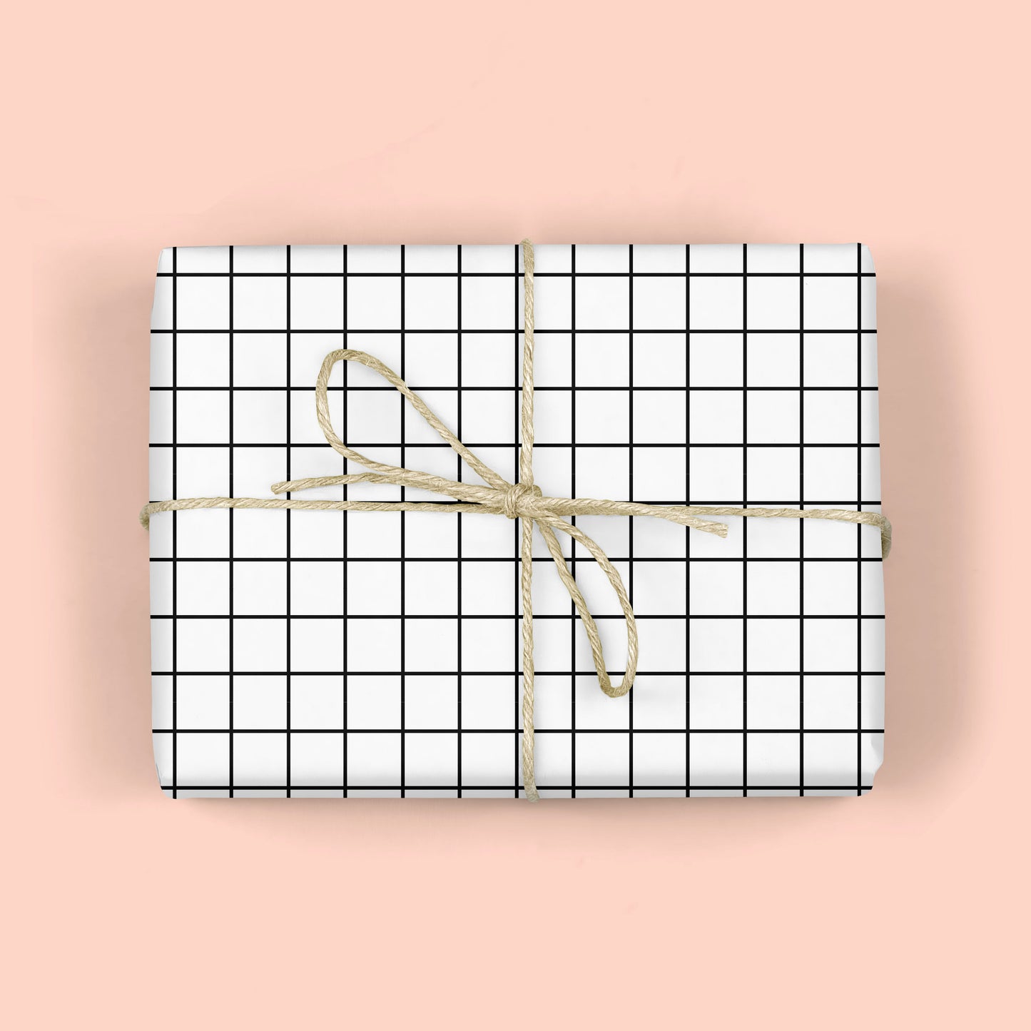 MODERN GRID B&W Gift Wrap Sheets