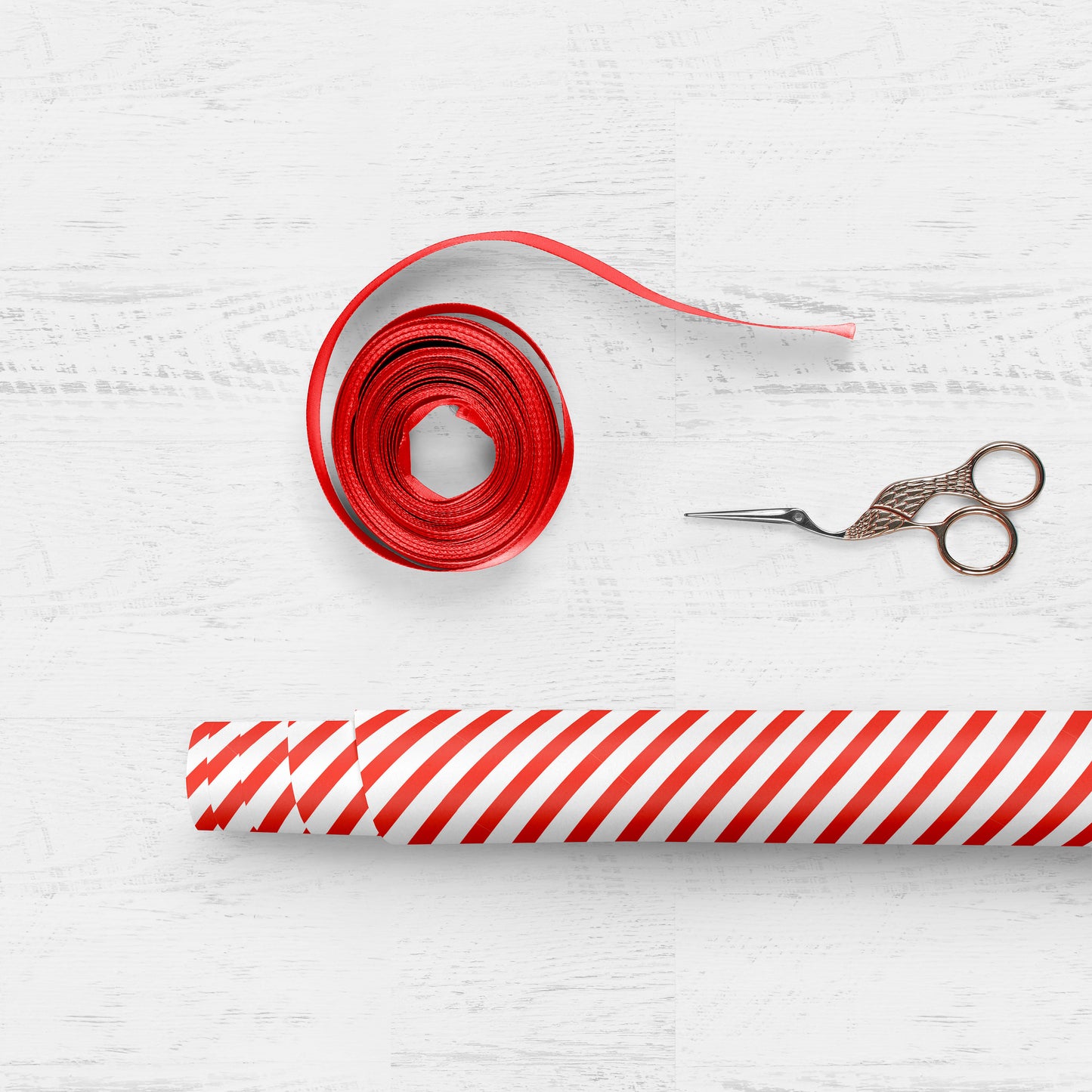 CANDY CANE STRIPE Gift Wrap Sheets