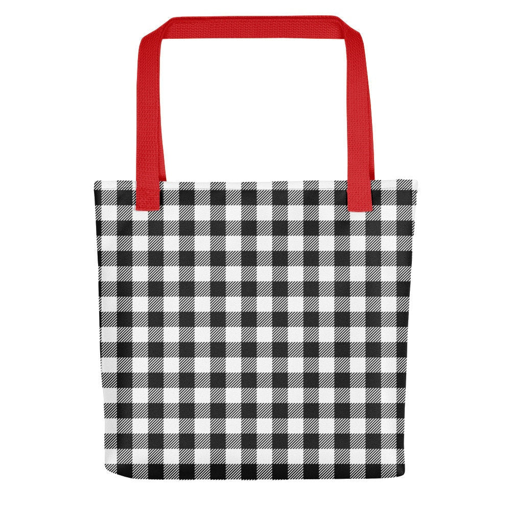 PLAID TOTE BAG